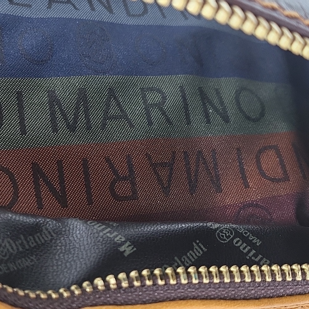 646- Marino Orlandi Women's Bag Genuine Leather Made In Italy NWT - Picture 12 of 16